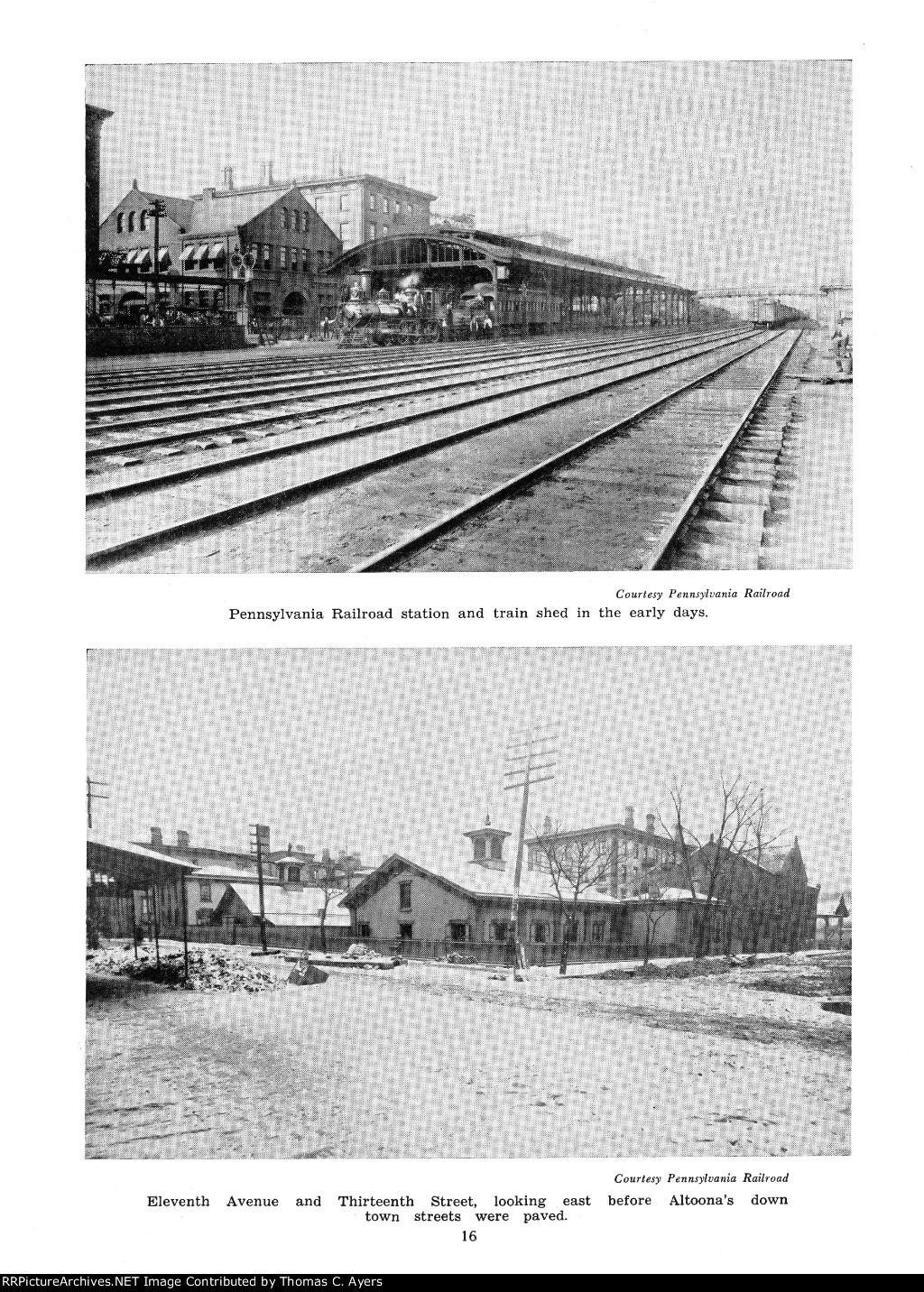 "The Pennsylvania Railroad In Altoona," Page 16, 1949